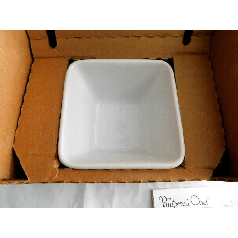 New Opened Box Pampered Chef Fondue Accessory Set #1965
